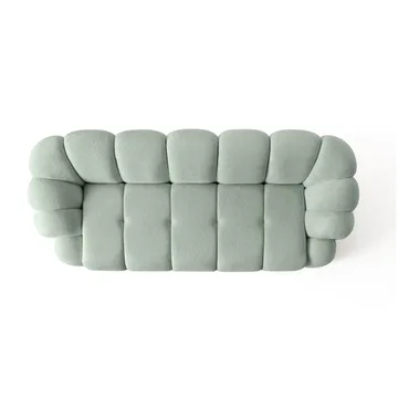 3-seters sofa Atelier Del Sofa Octavio (233 x 70 x 80 cm) Turkis - Møbler - Sofaer - 3 seter sofa