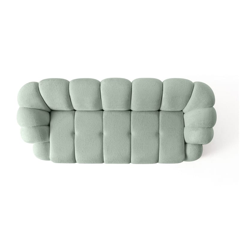 3-seters sofa Atelier Del Sofa Octavio (233 x 70 x 80 cm) Turkis - Møbler - Sofaer - 3 seter sofa