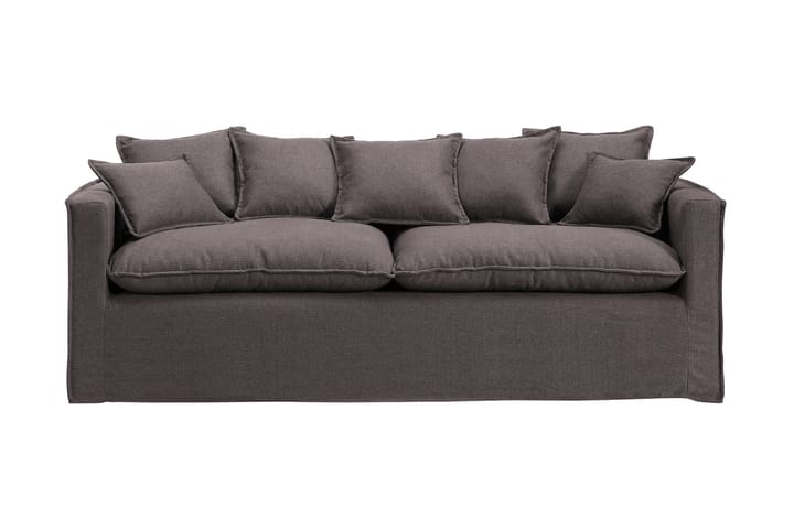 3-seters Sofa Cancela - Brun/Svart - 3 seter sofa