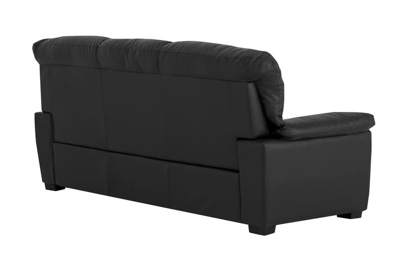 3-seters sofa Carrere Kunstlær - Svart - Reclinersofaer - 3 seters kinosofa & reclinersofa