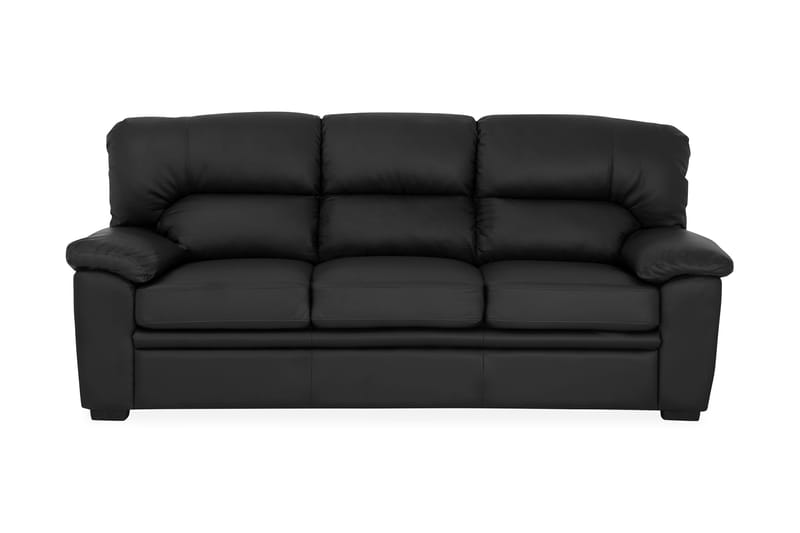 3-seters sofa Carrere Kunstlær - Svart - 3 seters kinosofa & reclinersofa - Reclinersofaer