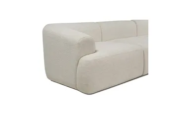 3-seters sofa Dashwood Hvit - Hvit - Møbler - Sofaer - 4 seter sofa