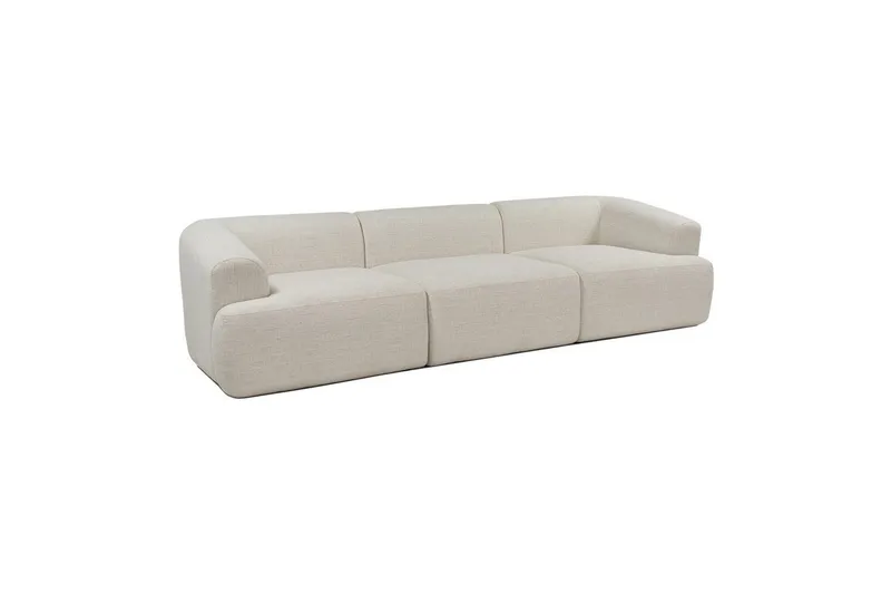 3-seters sofa Dashwood Hvit, Hvit