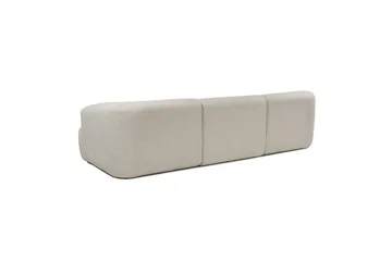 3-seters sofa Dashwood Hvit - Hvit - Møbler - Sofaer - 4 seter sofa