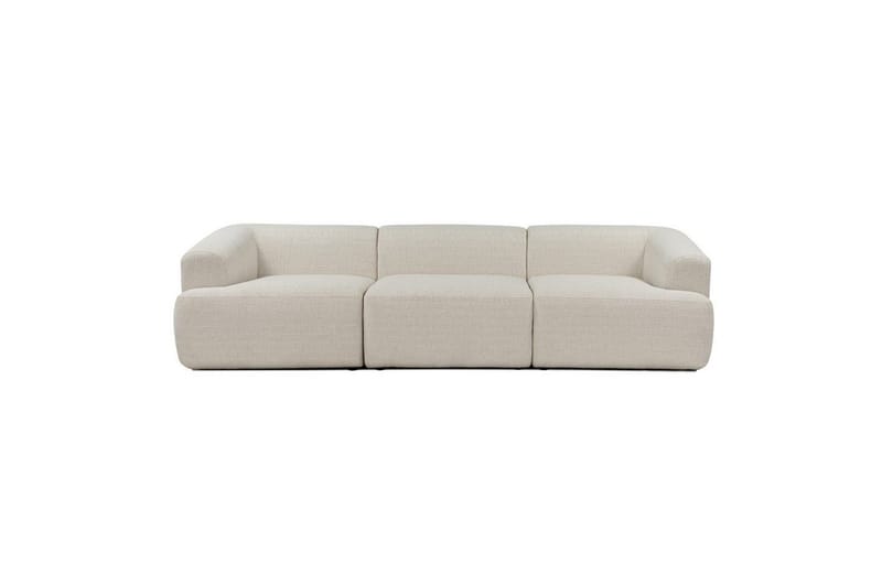 3-seters sofa Dashwood Hvit - Hvit - Møbler - Sofaer - 4 seter sofa