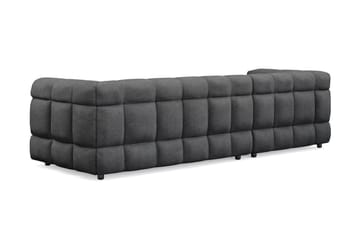 3-seters Sofa Elise med Sjeselong Venstre - Mørkegrå - Møbler - Sofaer - Sofaer med sjeselong - 4 seters sofa med divan