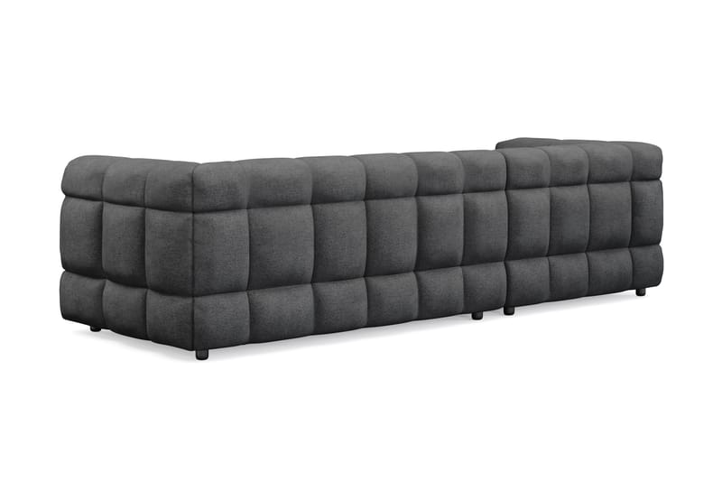 3-seters Sofa Elise med Sjeselong Venstre - Mørkegrå - Møbler - Sofaer - Sofaer med sjeselong - 4 seters sofa med divan