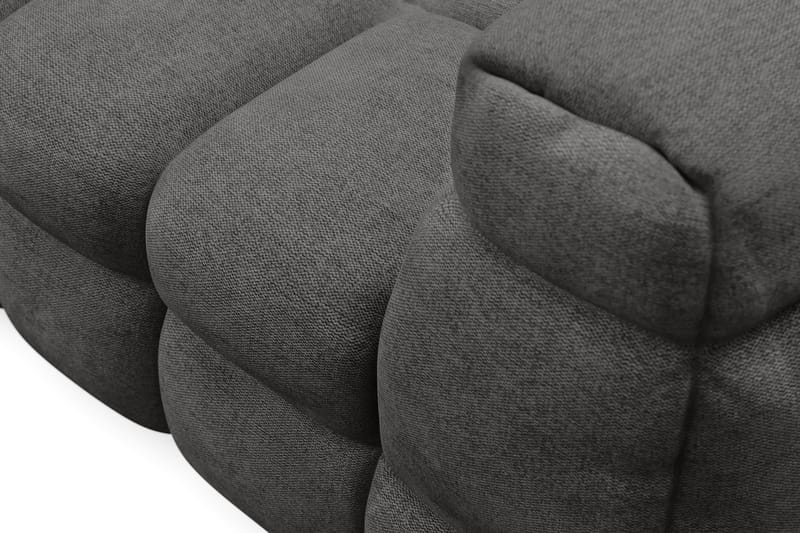 3-seters Sofa Elise med Sjeselong Venstre - Mørkegrå - Møbler - Sofaer - Sofaer med sjeselong - 4 seters sofa med divan