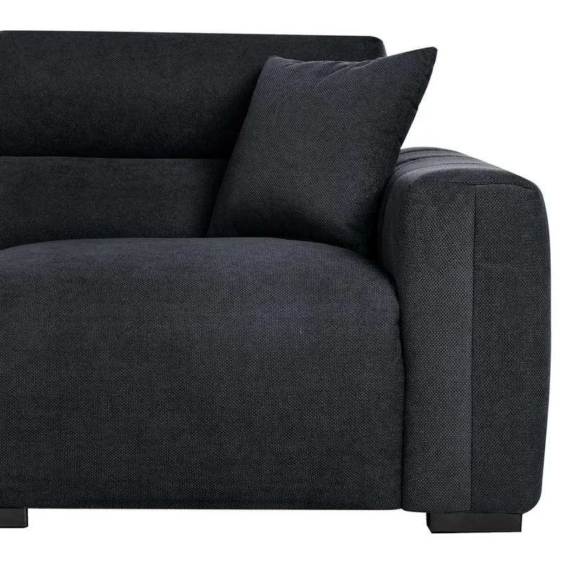 3-seters sofa Fauskan - Svart - Møbler - Sofaer - 3 seter sofa