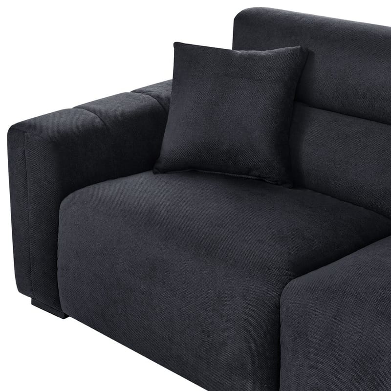 3-seters sofa Fauskan - Svart - Møbler - Sofaer - 3 seter sofa