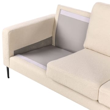 3-seters sofa Gavle - Beige, svart/Bouclé - Møbler - Sofaer - 3 seter sofa