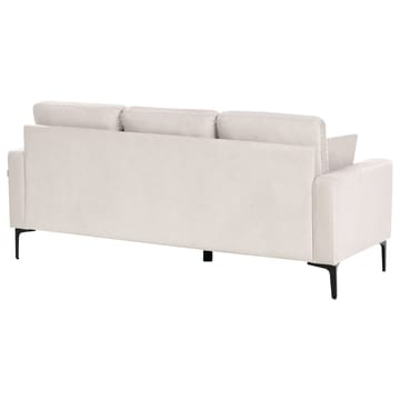 3-seters sofa Gavle - Beige, svart/Polyester - Møbler - Sofaer - 3 seter sofa