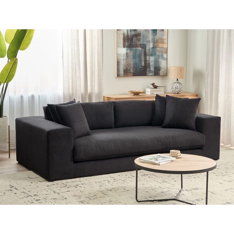 3-seters sofa Glorvika - Svart - Møbler - Sofaer - 3 seter sofa