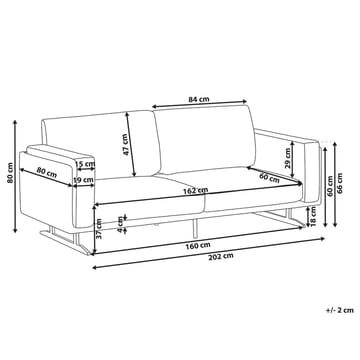 3-seters sofa Idre - Møbler - Sofaer - 3 seter sofa