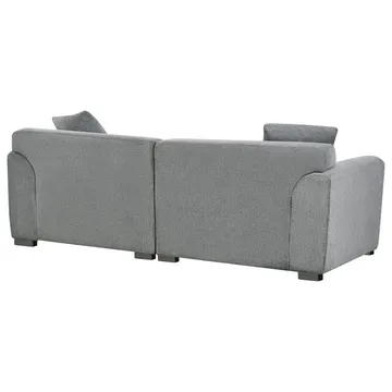 3-seters sofa Korio - Grå, svart - Møbler - Sofaer - 3 seter sofa