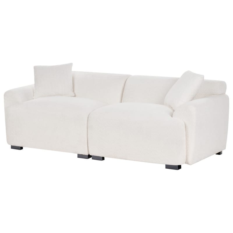 3-seters sofa Korio - Hvit, Svart - Møbler - Sofaer - 3 seter sofa