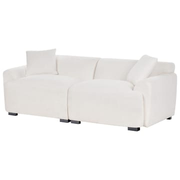3-seters sofa Korio - Hvit, Svart - Møbler - Sofaer - 3 seter sofa
