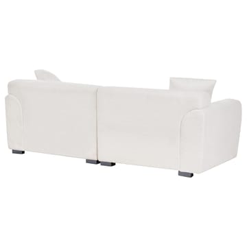 3-seters sofa Korio - Hvit, Svart - Møbler - Sofaer - 3 seter sofa