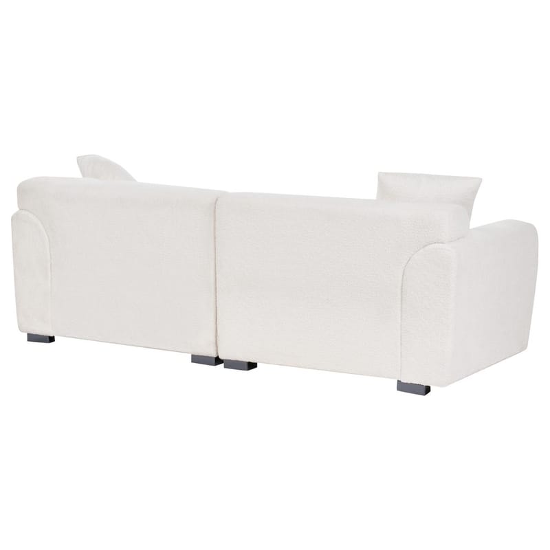 3-seters sofa Korio - Hvit, Svart - Møbler - Sofaer - 3 seter sofa
