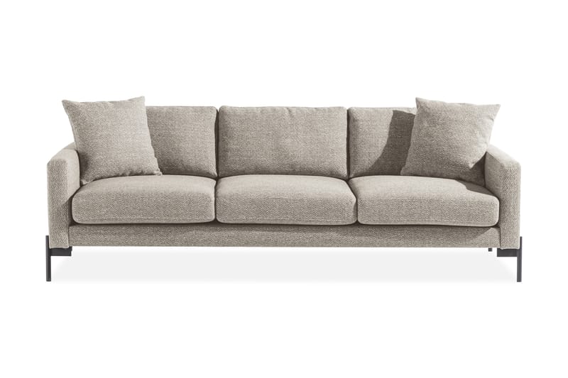 3-seters Sofa Ljuvlig med Pynteputer - 3 seter sofa