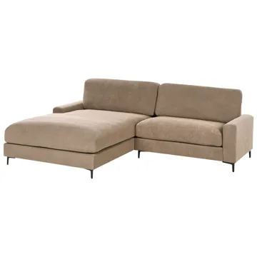 3-seters sofa Maloy høyrevendt - Brun - Møbler - Sofaer - Sofaer med sjeselong - 3 seters sofa med divan