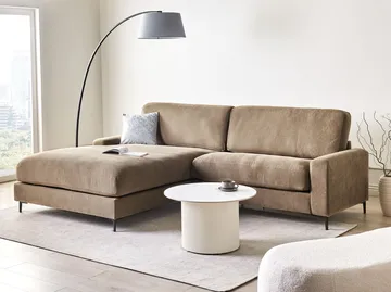 3-seters sofa Maloy høyrevendt - Brun - Møbler - Sofaer - Sofaer med sjeselong - 3 seters sofa med divan