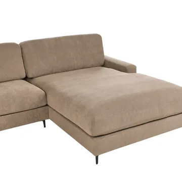3-seters sofa Maloy venstrevendt - Brun - Møbler - Sofaer - Sofaer med sjeselong - 3 seters sofa med divan