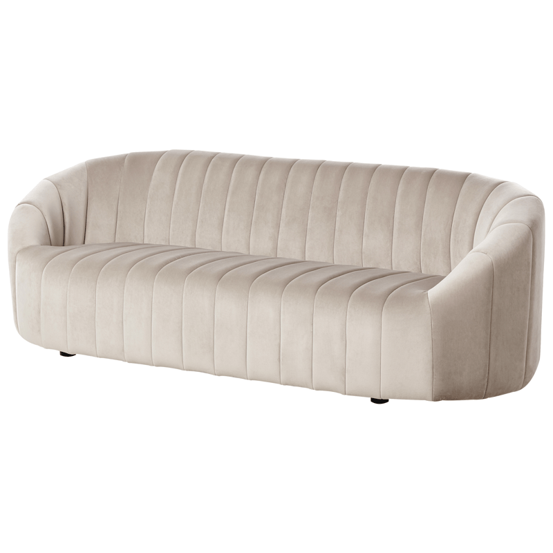 3-seters sofa Malung - Beige - Møbler - Sofaer - Fløyelssofaer