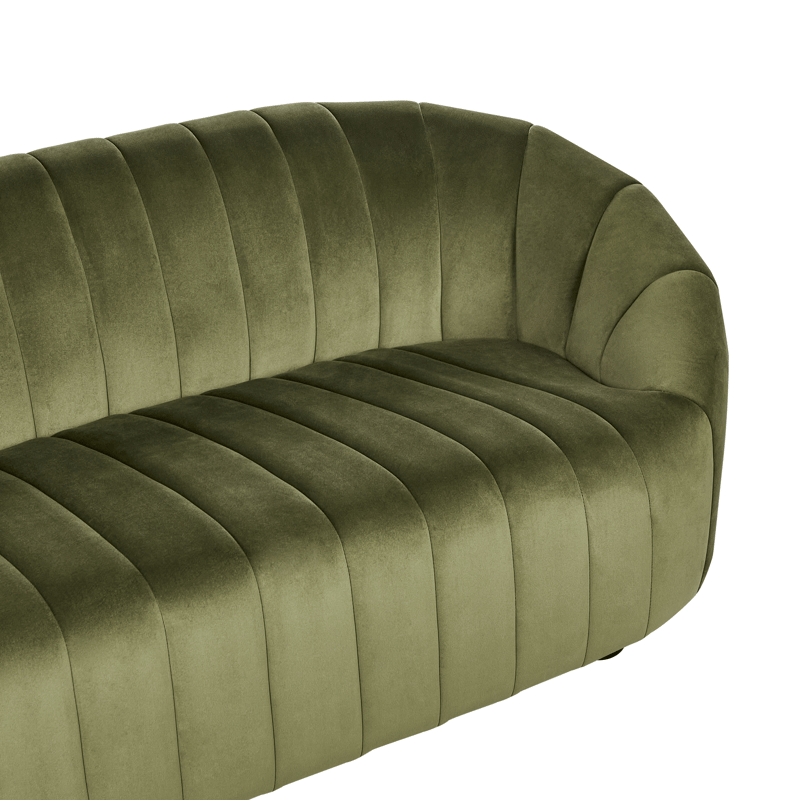 3-seters sofa Malung - Mørkegrønn - Møbler - Sofaer - Fløyelssofaer