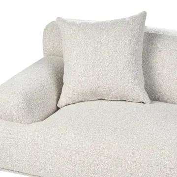 3-seters sofa Matila i bouclé - Hvit - Møbler - Sofaer - 3 seter sofa