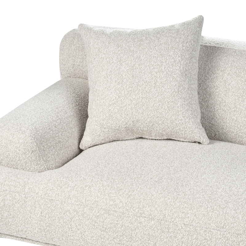 3-seters sofa Matila i bouclé - Hvit - Møbler - Sofaer - 3 seter sofa