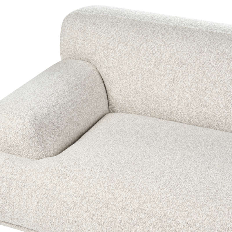 3-seters sofa Matila i bouclé - Hvit - Møbler - Sofaer - 3 seter sofa