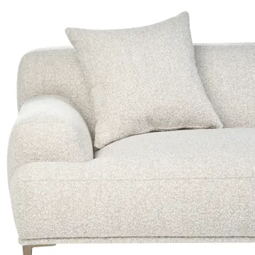 3-seters sofa Matila i bouclé - Hvit - Møbler - Sofaer - 3 seter sofa