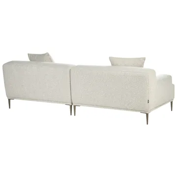 3-seters sofa Matila i bouclé - Hvit - Møbler - Sofaer - 3 seter sofa