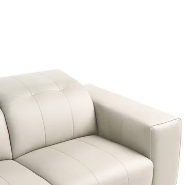 3-seters sofa Ommel - Lys beige - Møbler - Sofaer - 3 seter sofa