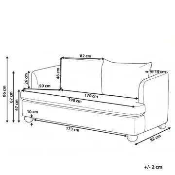 3-seters sofa Rattvik - Brun - Møbler - Sofaer - 3 seter sofa
