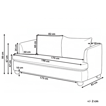 3-seters sofa Rattvik - Off-white - Møbler - Sofaer - 3 seter sofa