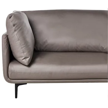 3-seters sofa Revsnes - Brun, Svart - Møbler - Sofaer - Skinnsofaer