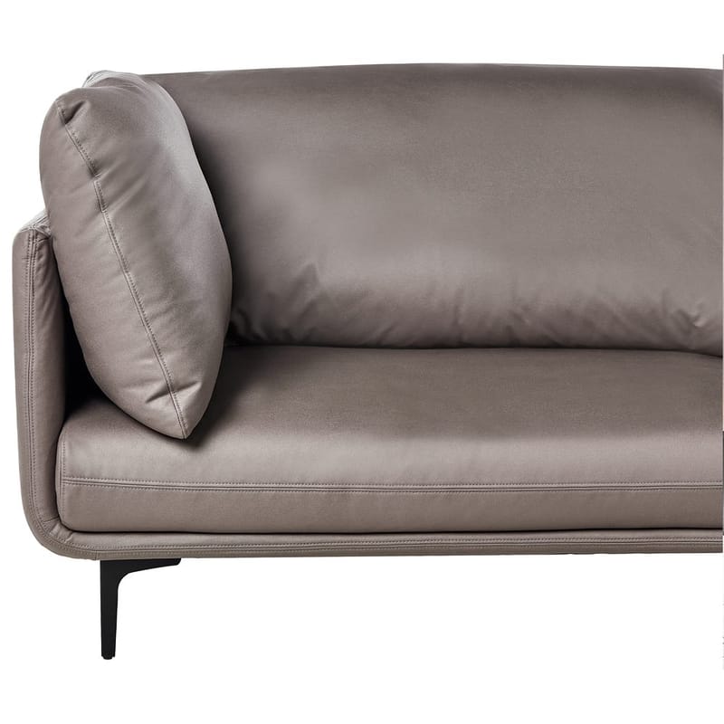 3-seters sofa Revsnes - Brun, Svart - Møbler - Sofaer - Skinnsofaer