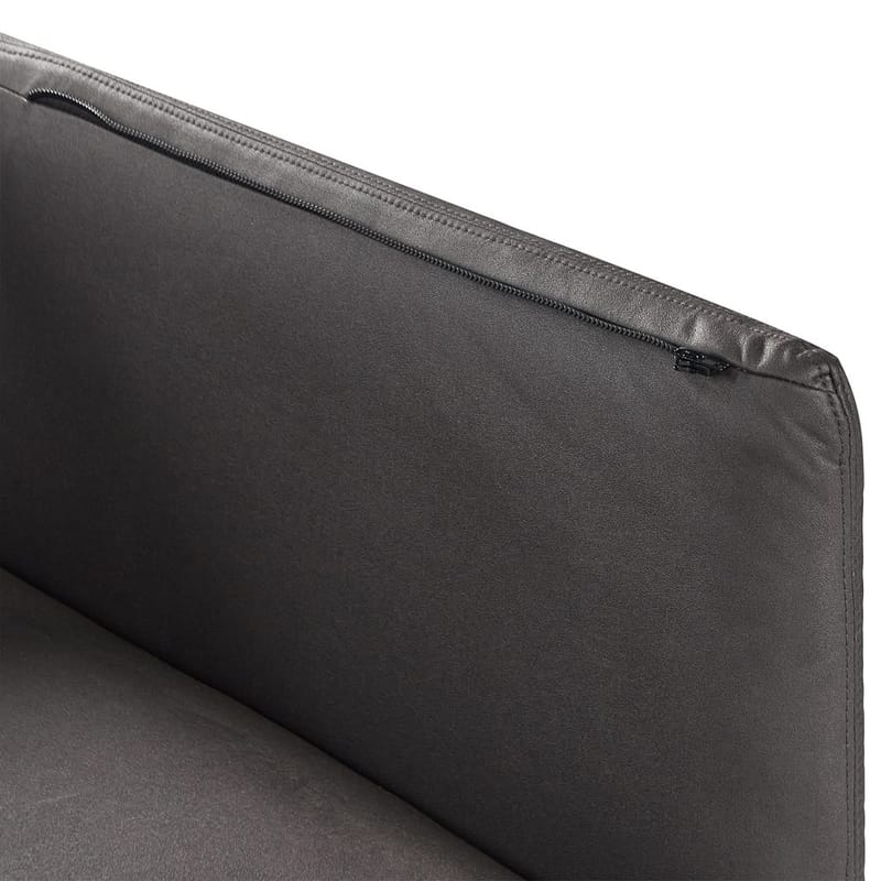 3-seters sofa Revsnes - Svart - Møbler - Sofaer - Skinnsofaer