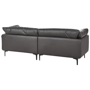 3-seters sofa Revsnes - Svart - Møbler - Sofaer - Skinnsofaer