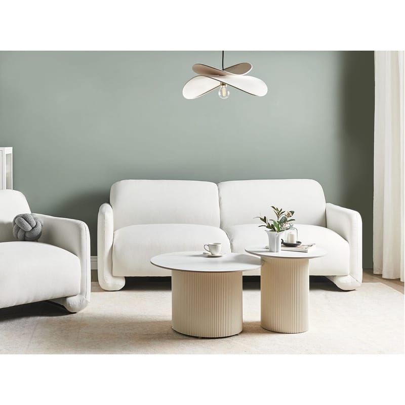 3-seters sofa Saland - Hvit - Møbler - Sofaer - 3 seter sofa