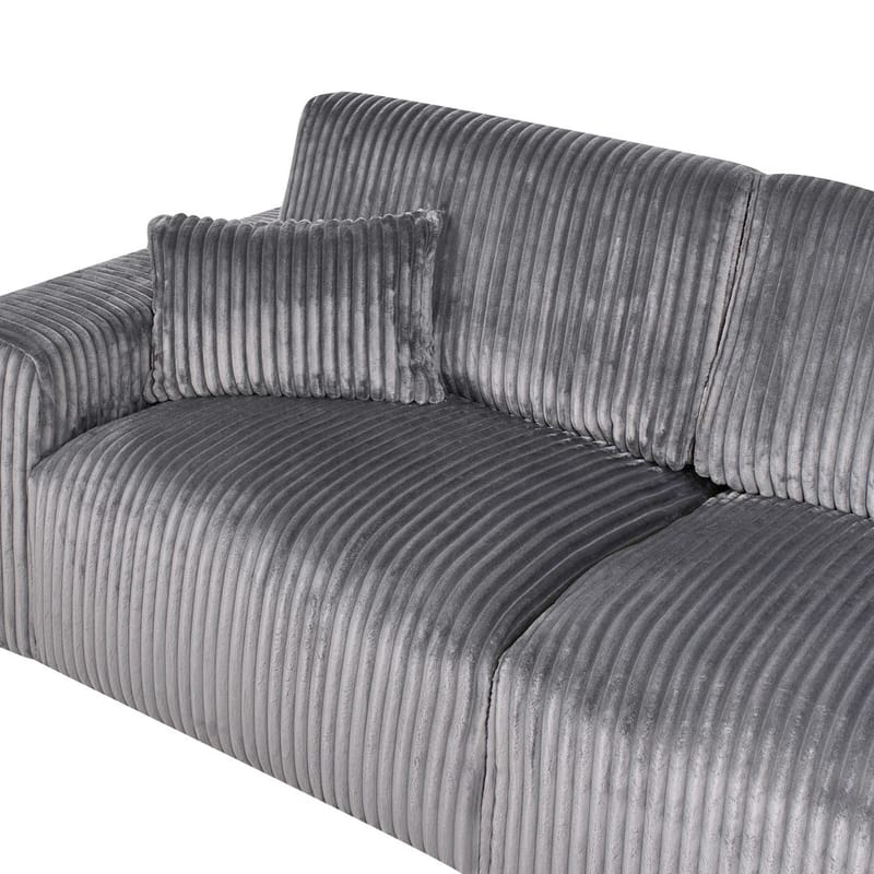 3-seters sofa Sandora - Grå, svart - Møbler - Sofaer - 3 seter sofa