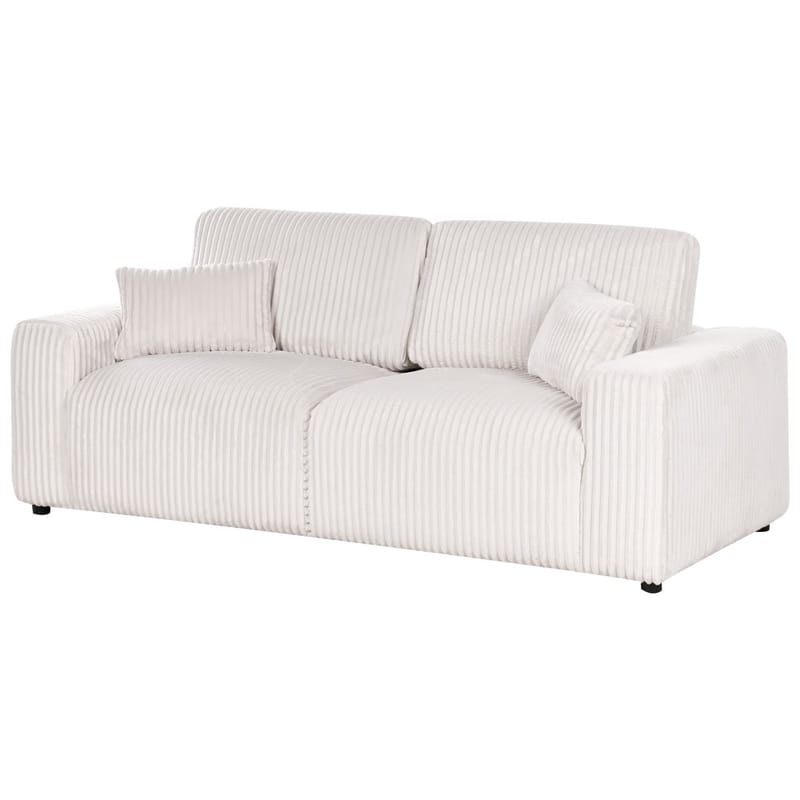 3-seters sofa Sandora - Hvit, Svart - Møbler - Sofaer - 3 seter sofa