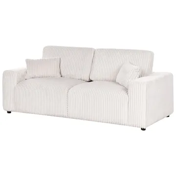 3-seters sofa Sandora - Hvit, Svart - Møbler - Sofaer - 3 seter sofa