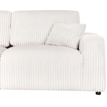 3-seters sofa Sandora - Hvit, Svart - Møbler - Sofaer - 3 seter sofa
