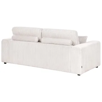 3-seters sofa Sandora - Hvit, Svart - Møbler - Sofaer - 3 seter sofa