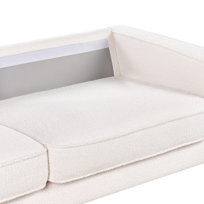 3-seters sofa Savalen - Hvit, Svart - Møbler - Sofaer - 3 seter sofa