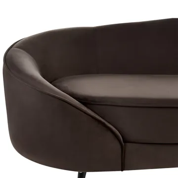 3-seters sofa Savar - Mørkebrun - Møbler - Sofaer - Fløyelssofaer
