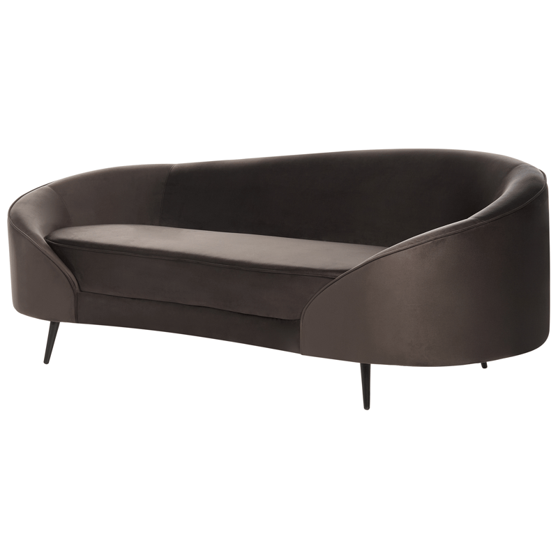 3-seters sofa Savar - Mørkebrun - Møbler - Sofaer - Fløyelssofaer